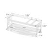 Yamazaki Sponge & Bottle Holder with Water Drainer, White, Approx. W25 x D10 x H9.5cm, Tower Sponge Rack, Sponge Holder with Draining Function, 5016
