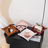 Leather Desktop Organizer Tray for Jewelry, Cosmetics, and Snacks