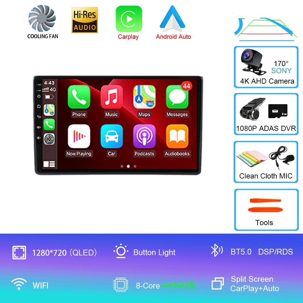 Android 14 Car Radio Wireless Carplay Android Auto For Wuling Hongguang 2025 Multimedia GPS Player Head Unit No 2 Din 2din Dvd