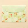 10pcs A4 Document Bags Transparent PVC Snap Folders Cute Floral Designs Test Paper Bags Creative Storage Office School Supplies