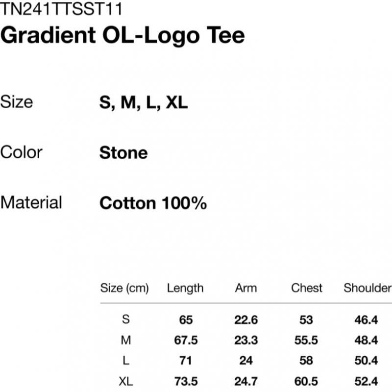 Thisisneverthat Gradient Ol Logo Tee Stone