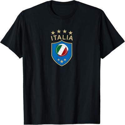Italy Soccer - Italian Italia Flag Football Player T-Shirt
