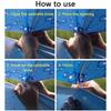 Portable Umbrella Shade Sports Umbrella Tent Waterproof Semi-Circular Fishing Umbrella Accessories UV Protection Fishing Parasol