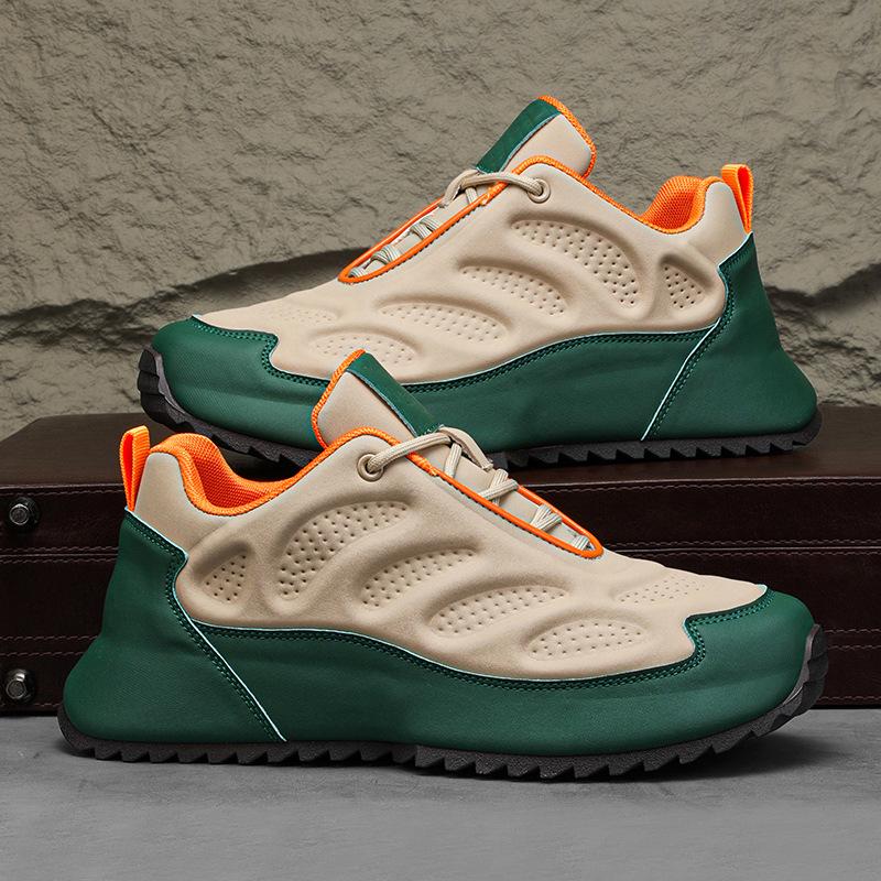 2025 New Classic Men's Shoes Trend Youth Student Casual Shoes Thick soled Increased Wear resistant Outdoor Running Shoes