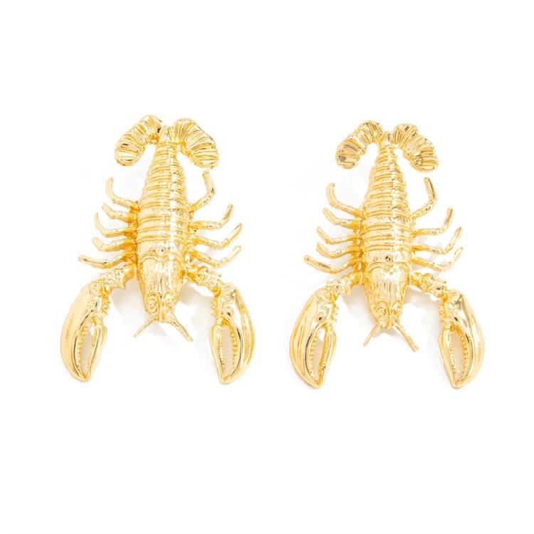Fashionable Sea Style Earrings Crab/Lobster Ear Accessories For Girls Handmade Statement Jewelry