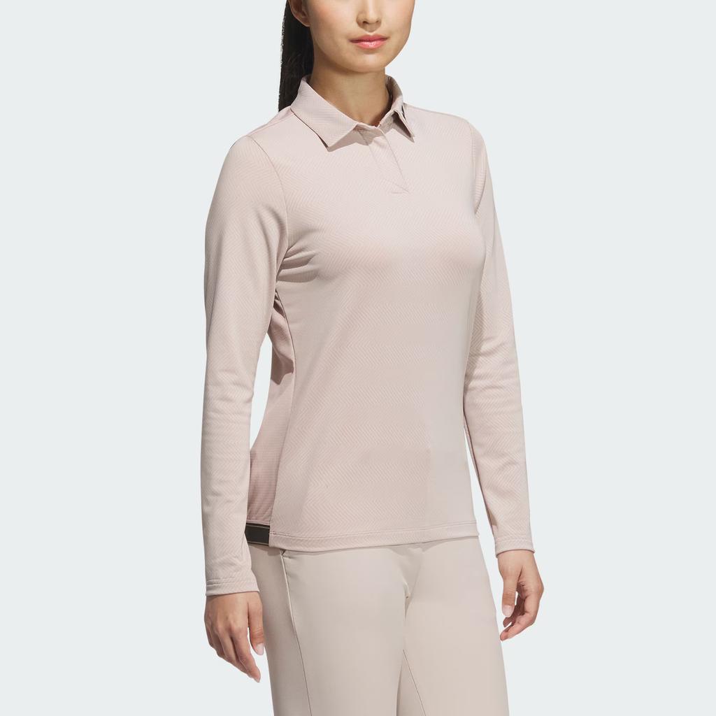 New Adidas SS25 JACQUARD Polo Shirt Women's JM9561