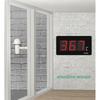 AAAF Elektronisches Digitales Thermometer für Zuhause LED Pool Thermometer Großer Bildschirm Temperaturdetektor Saunaraum Sonde EU-Stecker