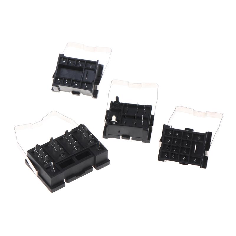 Pcb Mount Relay Socket Base Pt08-0 Pt14-02 Py14-02 8-Pin 14-Pin Solder Type Relay Holder For Intermediate Relays