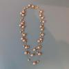 Elegant Long Layered Pearl Necklace for Women - Versatile Korean Fashion Accessory for Autumn/Winter