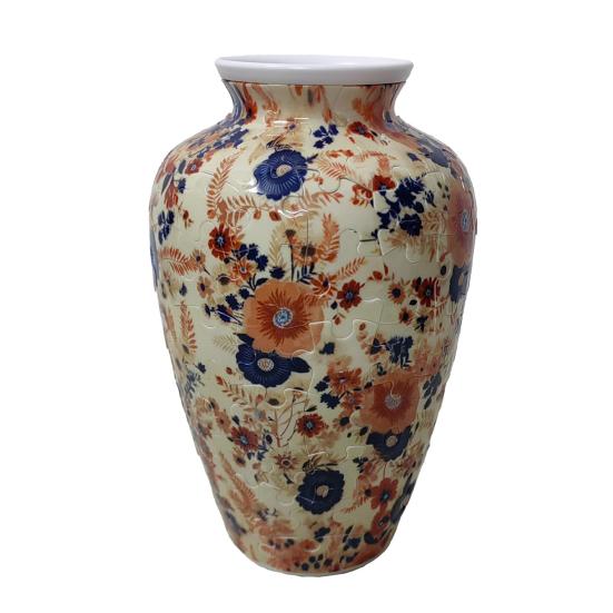 3D Puzzle Vase DIY Puzzle Vase Flower Holder 160 Curved Puzzle Pieces Decorative Floral