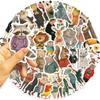 50Pcs Art Animal Retro Horror Cartoon Stickers Diy Phone Laptop Luggage Skateboard Graffiti Decals Fun For Kids Toys Gifts