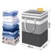 75L New Waterproof Fabric Laundry Basket Simple Clothes Sundries Storage Box Foldable Bag Large Capacity Laundry Basket