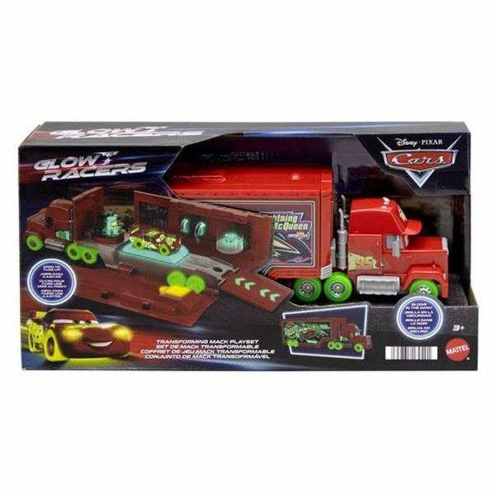 Véhicule miniature - mattel - coffret cars mack transformable - bolides lumineux - 4 ans - mixte