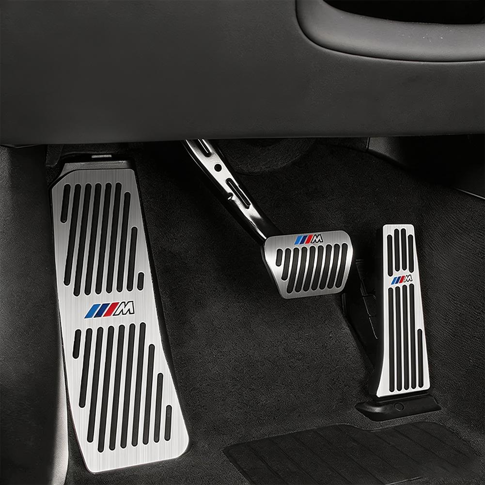 YGIE8 Car Foot Pedal Brake Pedals Stainless Accelerator Cover Auto Acessories For BMW E90 G80 M3 G30 M5 F82 F83 F20 F21 G42 F95 F96 G0