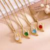 Necklace Fashion Tears of the Galaxy Micro-inlaid Zircon Necklace Ins Wind Niche Design Sense Fashion Titanium Steel Accessories