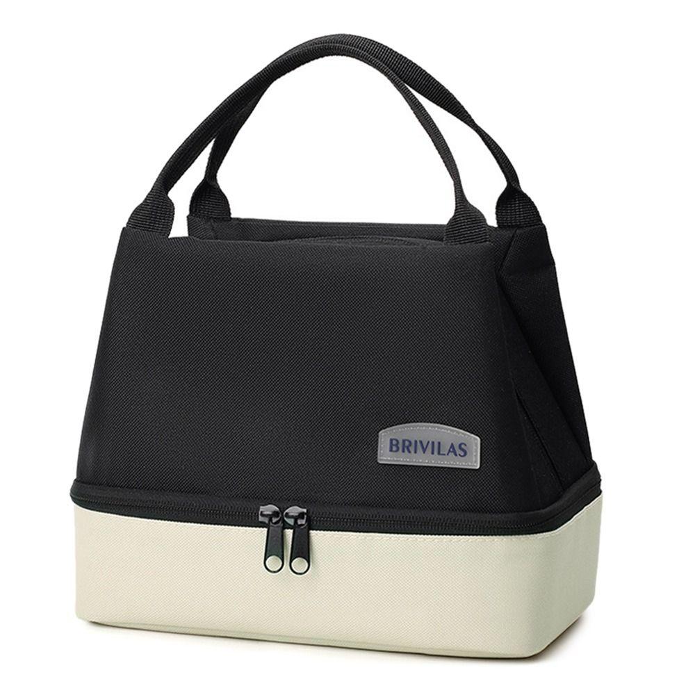 Camping Picnic Bag Lunch Bag Large Capacity Travel Tote Carry Women's Casual Handbag Aluminum Foil Food Drink Storage Tote Bag