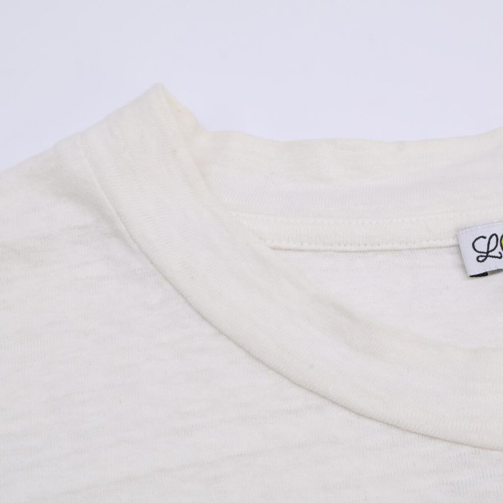 Loewe H6299981PC 18AW Logo Lakeside T-shirt Tops XL IvoryUsed