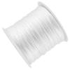 100M x 0.8mm Nylon Chinesischer Knoten Kordel Rattenschwanz Makramee Shamballa Faden Schnur Weiß