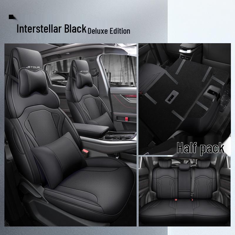 LTCS Jietu Dasheng Sporty Leather Car Seat Cushion - All Seasons Fit