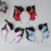 Wolf Ears Handmade Animal Furry Kitten Headband Star Tassels for Masquerade