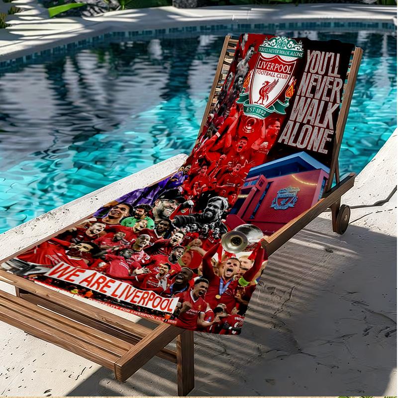 Football team.C Print Beach Towel, Versatile Lightweight Absorbent Beach Towel for Pool Surf Yoga Bathroom, Perfect Birthday Holiday Gift