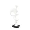 Abstract Art Sculpture Elegant Line Statue Statement for Entryway, Bookshelf