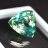 Trillion Natural Bluish Green Sapphire 10.47 Ct Fabulous Certified Gemstone