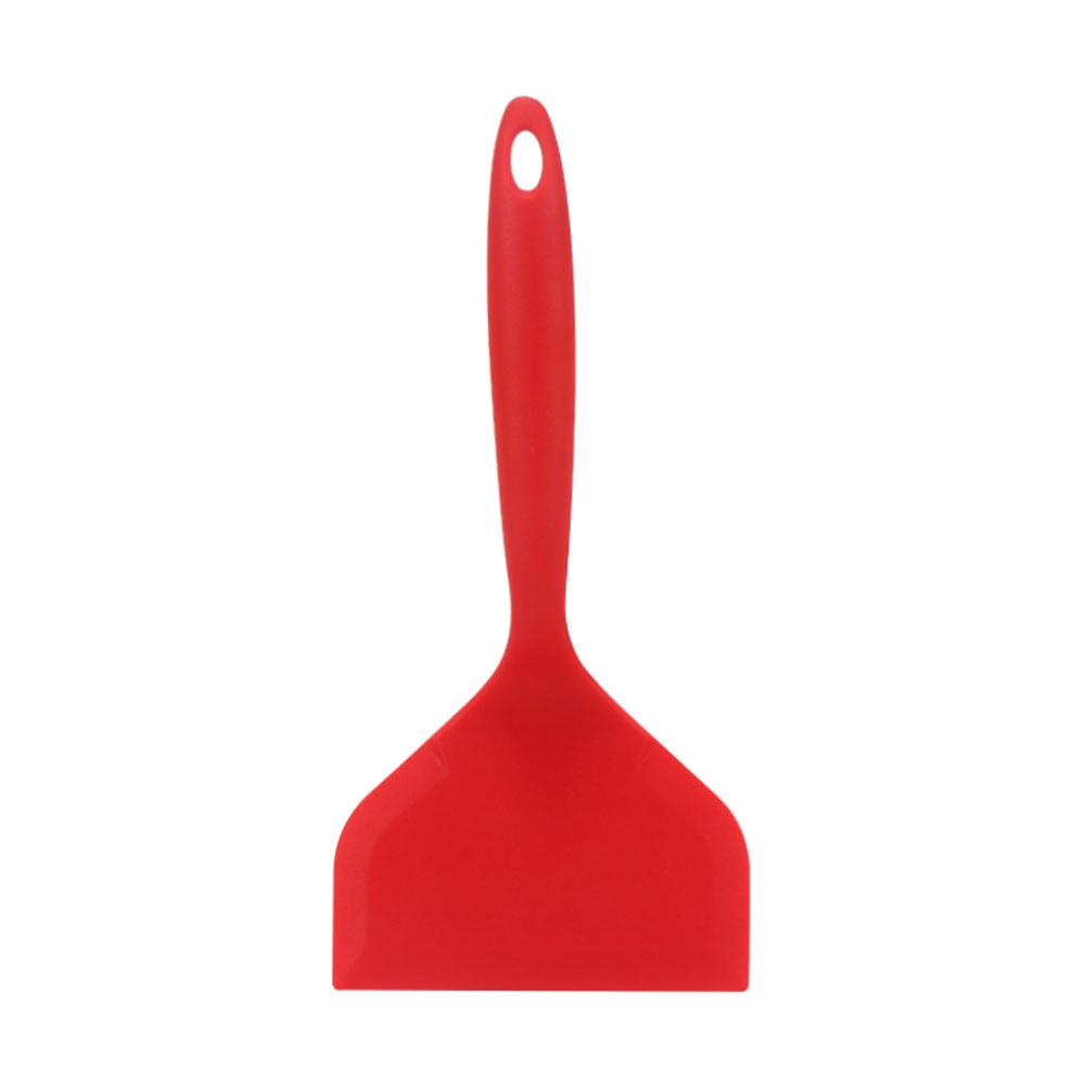 

Silicone World 1PC Silicone Shovel Non Stick Pan Silica Gel Spatula Beef Meat Egg Pizza Wide Sided Kitchen Scraper Cooking Tools красный