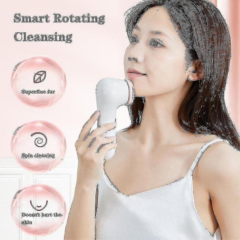 Facial Spin Brush Waterproof Electric Face Scrubber Deep Cleaning Skin Exfoliation Makeup Remover Fa