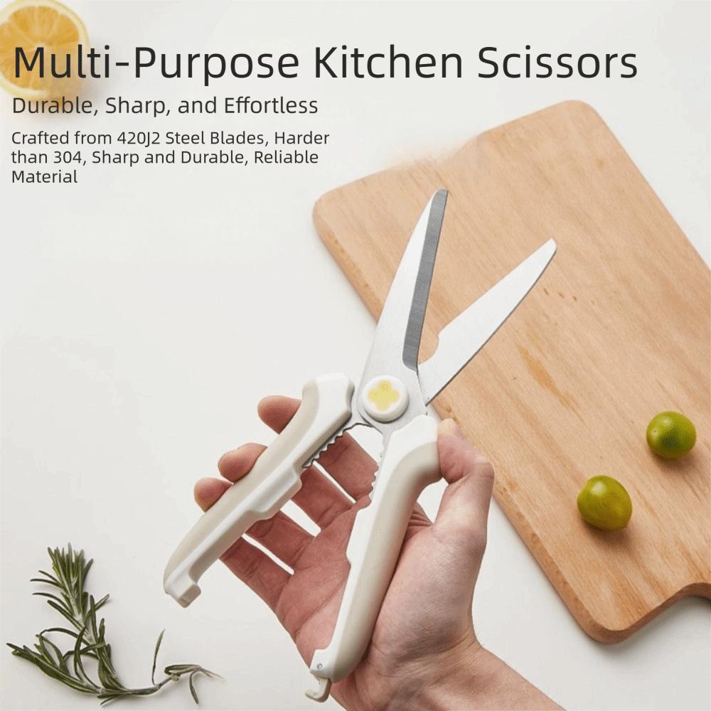with Magnetic Cover Kitchen Scissors Stainless Steel Utility Scissors Food Prep