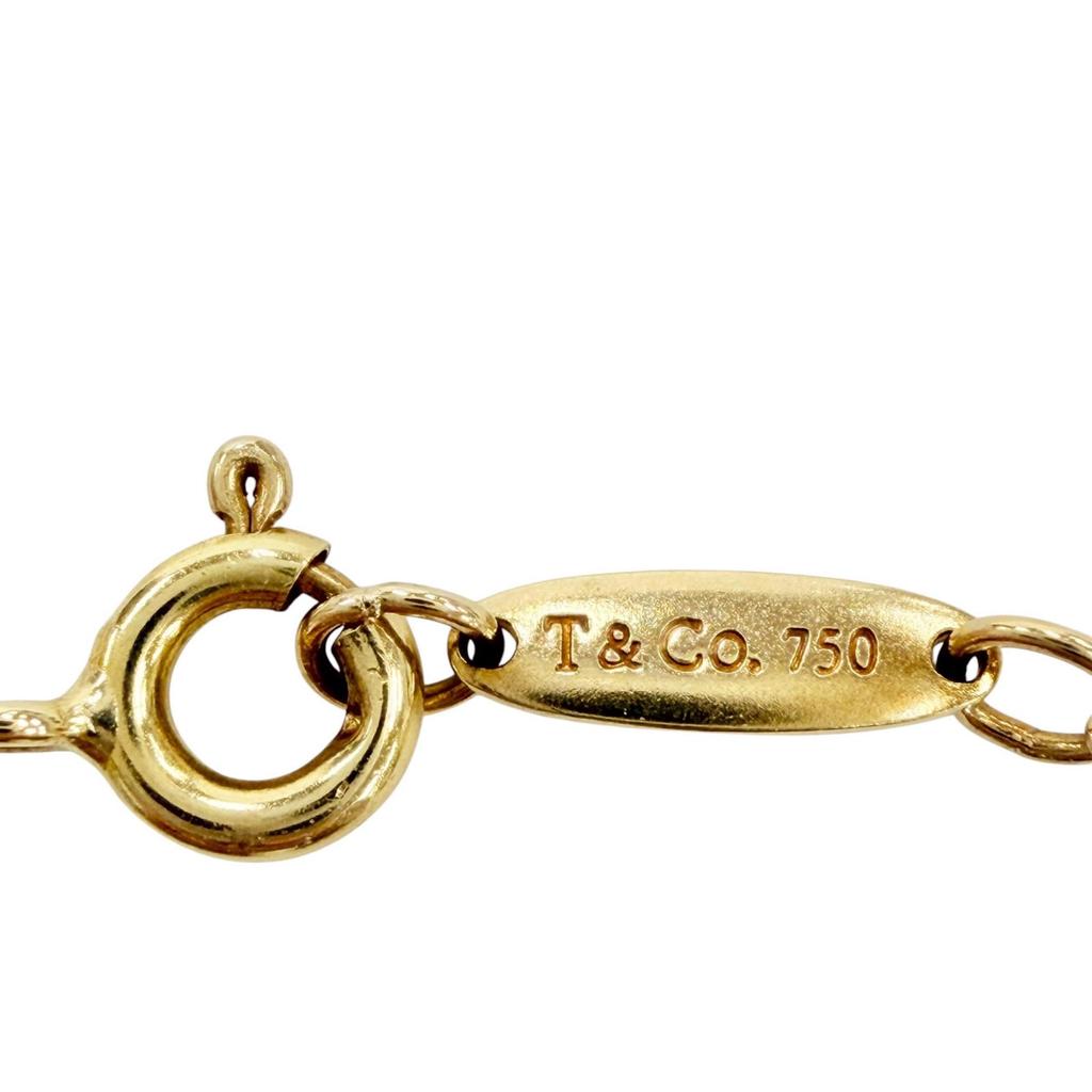 Great TIFFANY&Co. bracelet By the yard Yellow Gold 750 Women Used