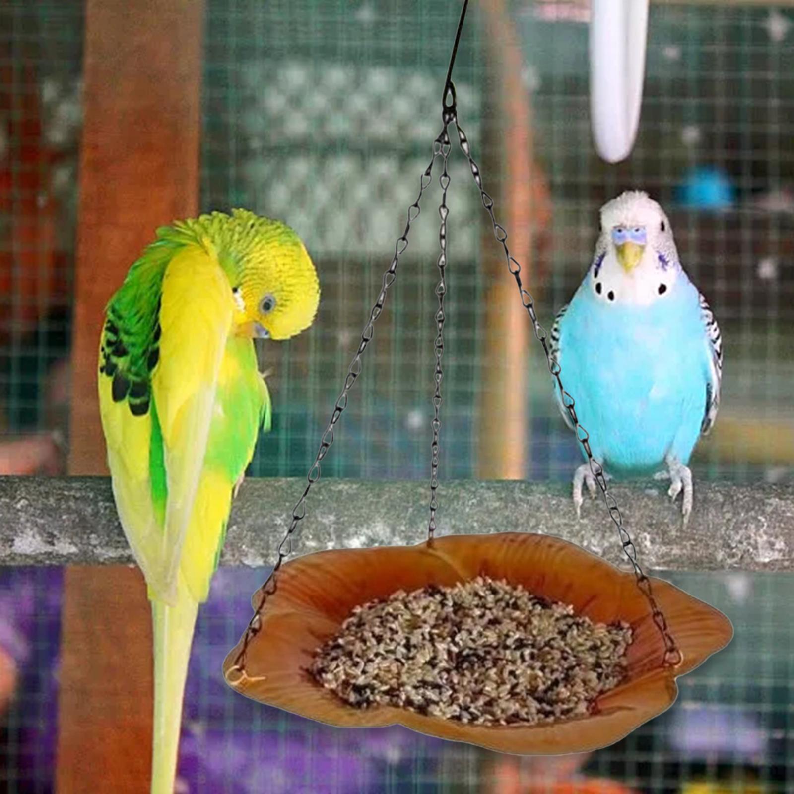 

Уличная подвесная кормушка для птиц, железная поилка для птиц, прочный цветочный декор, украшение для сада, держатель для корма для птиц для крыльца, лужайки, балкона, двора оранжевый