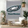 Philadelphia Eagles Custom Your Name Wall Decor Tapestry Art For Pet Memorial Birthdaywedding Party Backdrop Family Gift