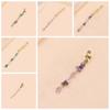 Styling Hair Accessories Dreadlock Hair Jewelry Hip-hop Long Tassel Colored Stone Pendant Sweet DIY Hair Charms