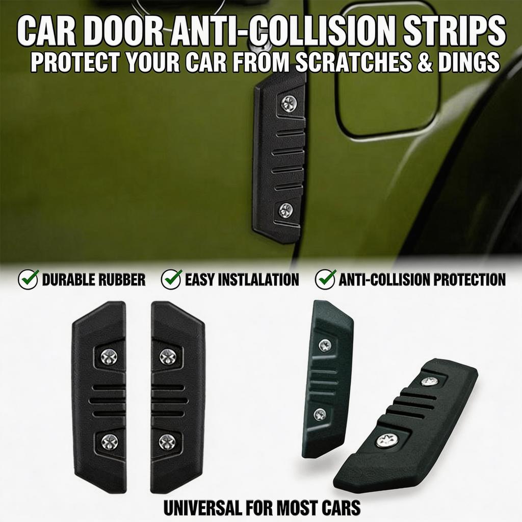 Thickened Car Door Anti Collision Strip Edge Protector Side Body Scratch Resistant Sticker Soft Rubber Close Door Protection