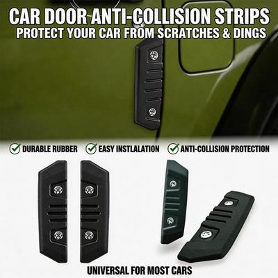 Thickened Car Door Anti Collision Strip Edge Protector Side Body Scratch Resistant Sticker Soft Rubber Close Door Protection