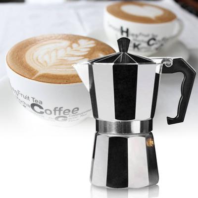 1 Bardak Alüminyum Ocak Üstü Moka Expresso Latte Kahve Perkolatörü Makinesi Su Isıtıcısı