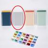24 Colors Mini 3D Printed Paint Box Portable Art Supplies Art Students Outdoor Sketching Painting Creation Travel Watercolor Box