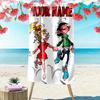 Personalisierter Strandtuch-Druck mit Gaston Lagaffe, Großes Weiches Schnelltrocknendes Handtuch für Strand, Camping, Schwimmen_xia