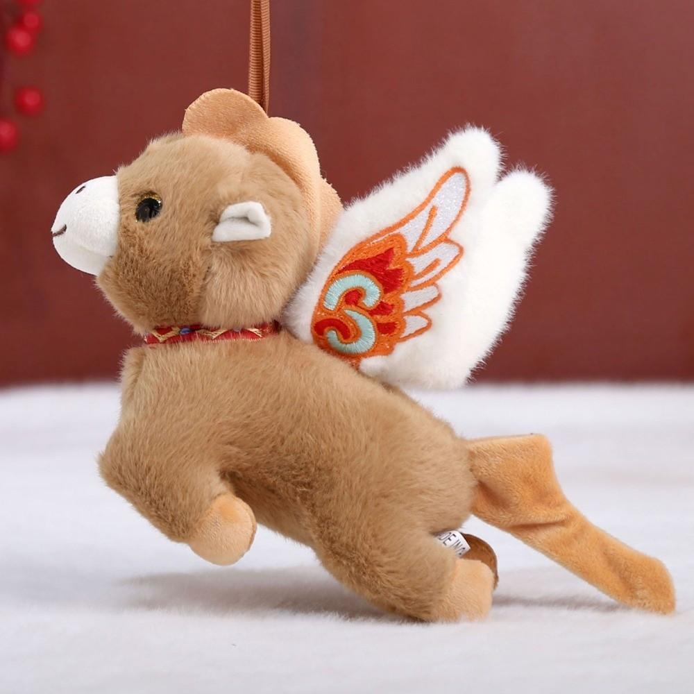 Cartoon Steed Doll Plush Flying Horse Keychain Plush Horse Doll Pendant  Festive Decor