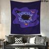 Hocus Pocus Spellbook Tapestry Wallmounted Fashion Print Homestay Soft Decoration Tapestry Wall Decoration Wall Covering Decoration