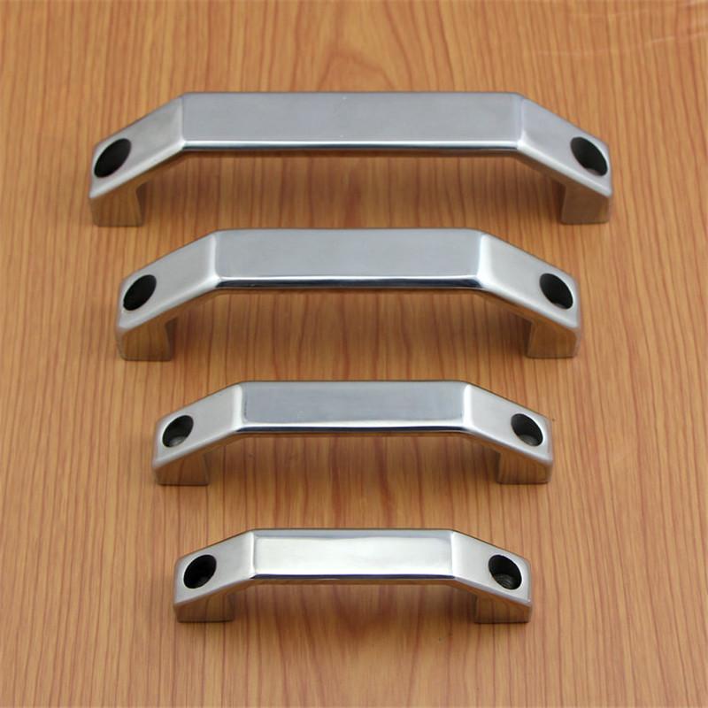 304 Stainless Steel Heavy-Duty Bow-Shaped Surface-Mounted Door Handle