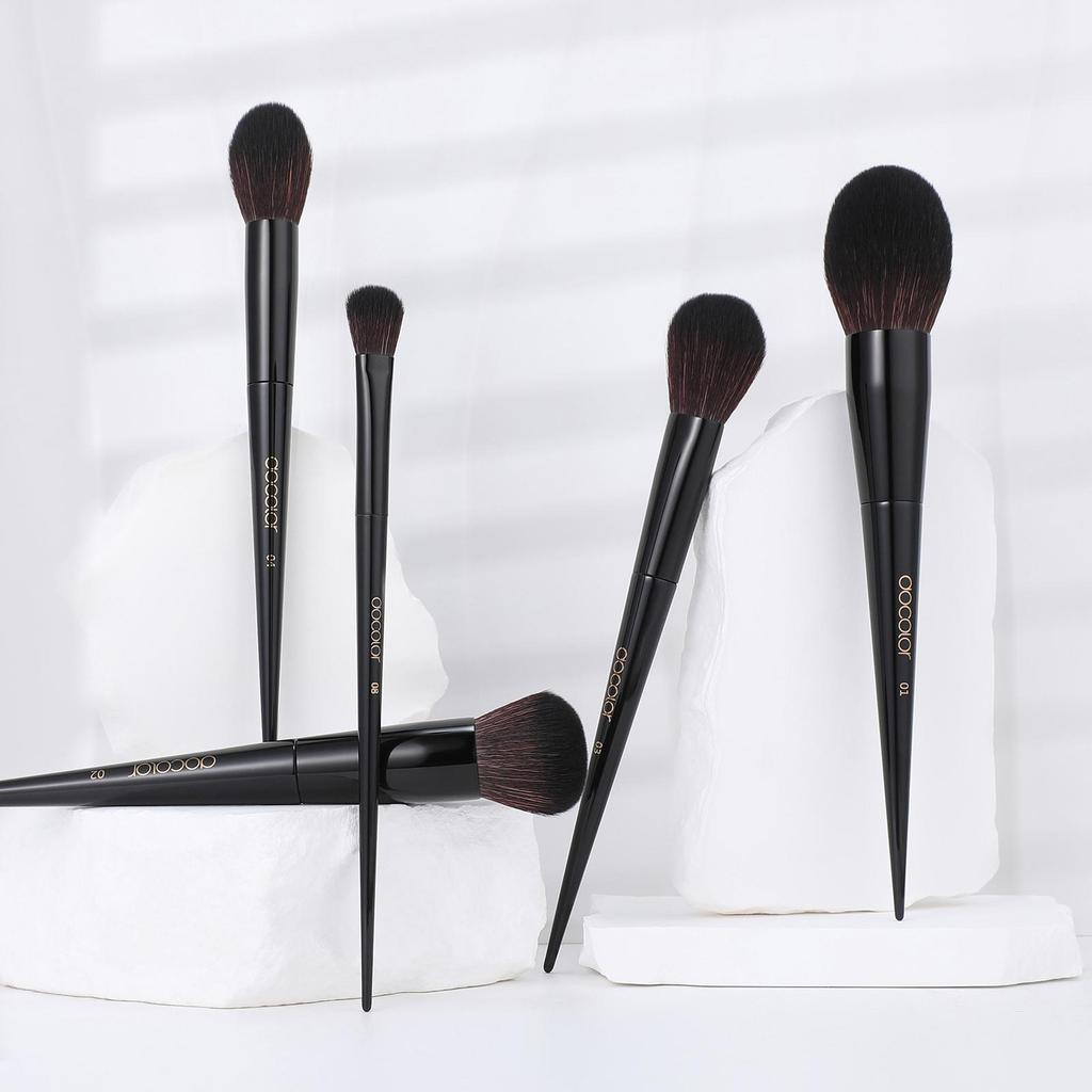 Docolor Professional Makeup Brushes Set Cosmetic Brushes Premium Synthetic Powder Kabuki Foundation EyeShadow Eyeliner Eyebrow MakeUp Brush Kit