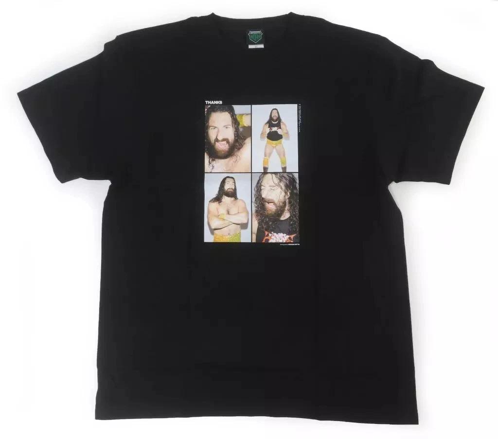 Saxon Huxley Pro Wrestling NOAH Thanks Photo T T-Shirt Black XL