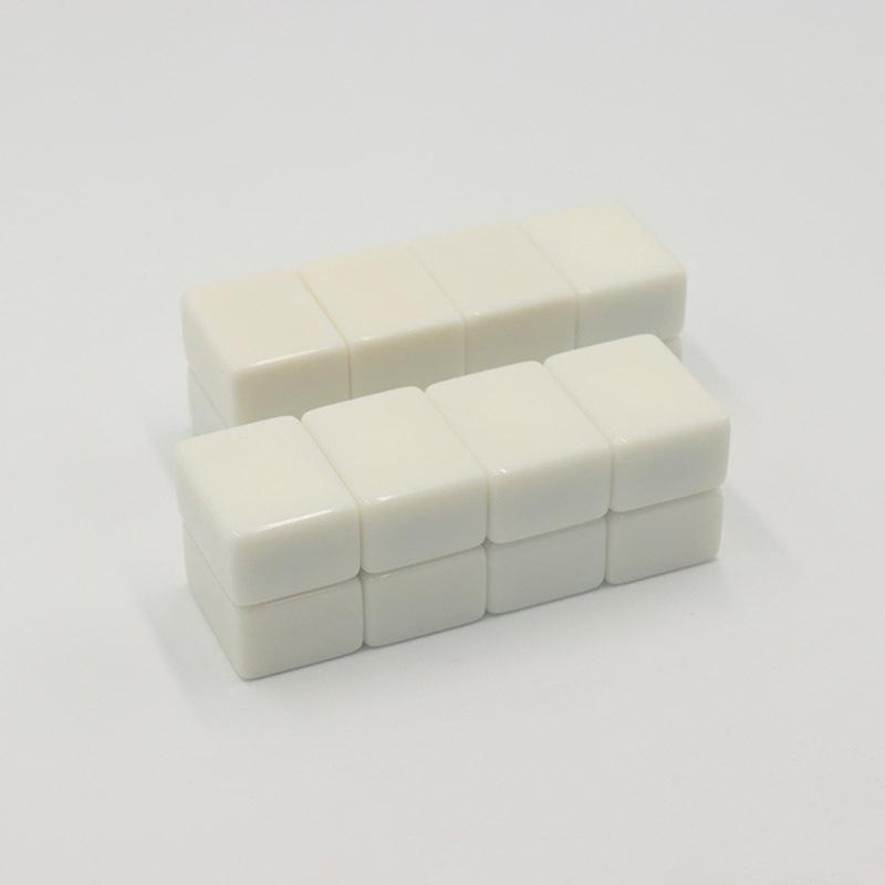 Large & Medium Hand-Rubbed Bamboo Mahjong Tiles for Home & Dorm Use
