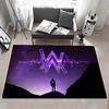 Tappetino Decorativo per Pavimento Alan Walker Eco Flanella Zerbino Antiscivolo Inodore Tappeto per Interni Morbido Corto Peluche Tappeto per Casa