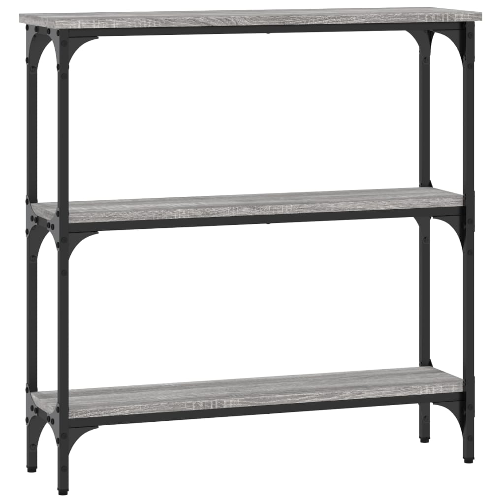 Console Table Grey Sonoma 75 x 22.5 x 75 cm Engineered Wood