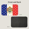 Royal Standard Napoleon France Flag Front Door Mat Anti-Slip Indoor Absorbent Coat Of Arms Doormat Kitchen Bedroom Entrance Rug