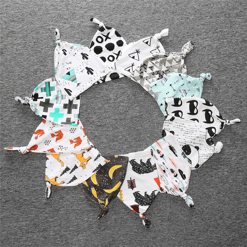 Cappello Sciarpa Stampa Cotone Cappello Bambini Colletto Bambini Ragazzi Ragazze Berretti Cappelli Sciarpe Invernali per Bambini