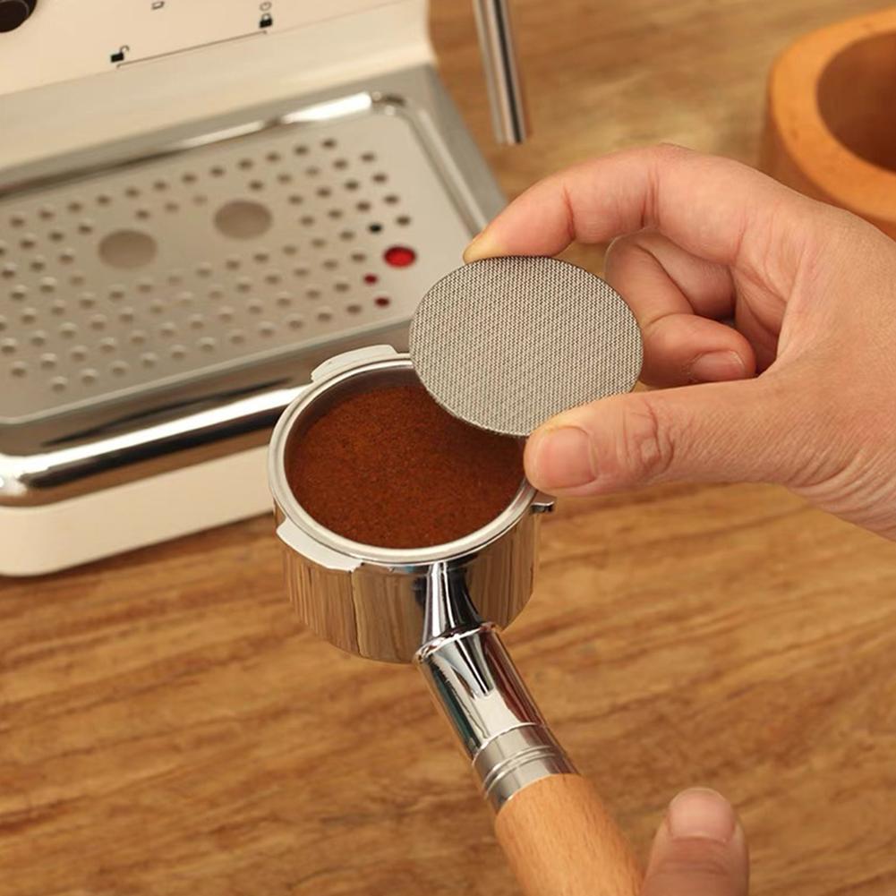 51/53/58 MM Kaffee Sekundärwasserverteiler austauschbares Rückstoß-Filtersieb geeignet für Kaffeemaschinengriff Scheibensieb